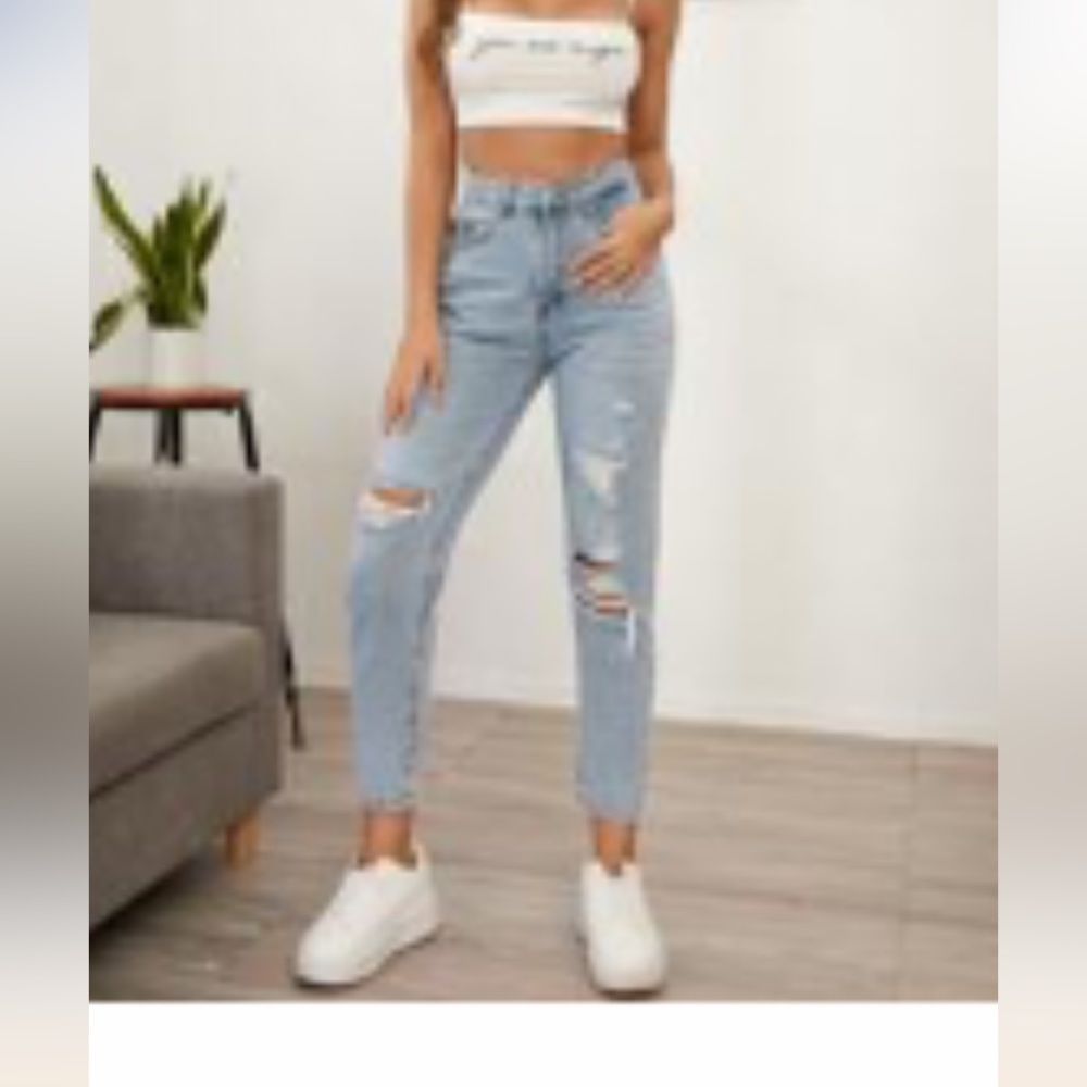 Shein high waisted mom Jean